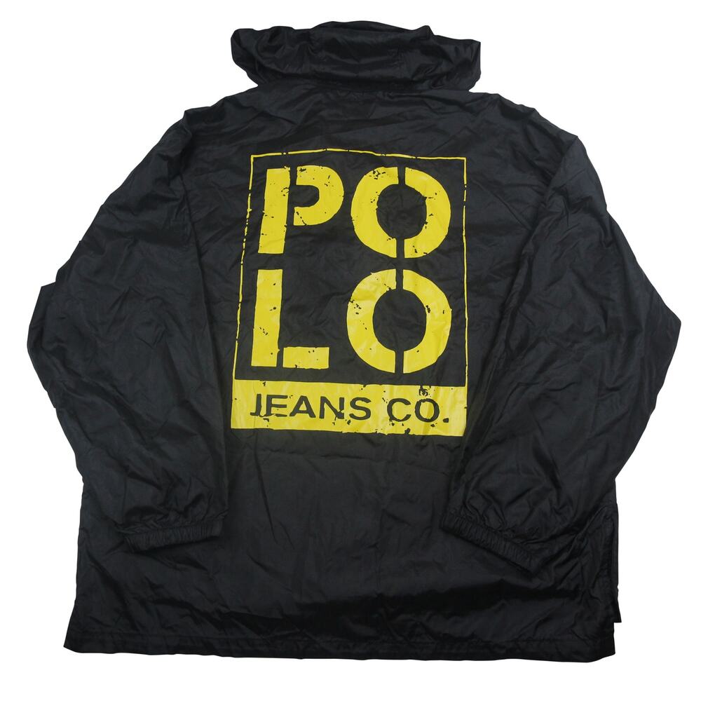 Vintage Polo Ralph Lauren Big Spellout Graphic Windbreaker Jacket